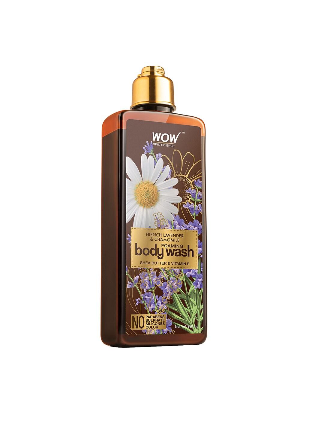 WOW SKIN SCIENCE French Lavender & Chamomile Foaming Body Wash 250 ml