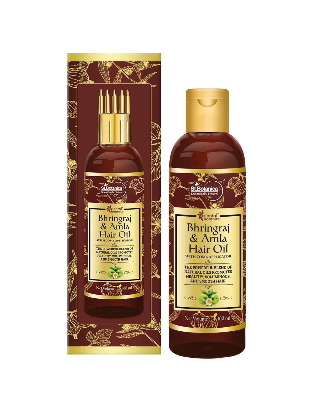Oriental Botanics Bhringraj & Amla Hair Oil With Comb Applicator 100 ml