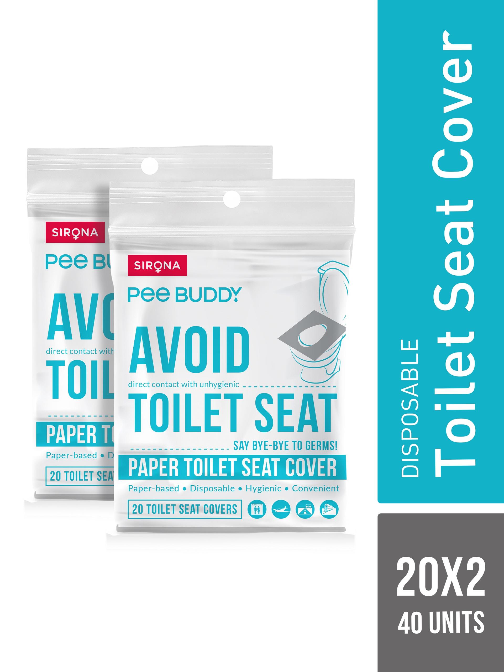 PEEBUDDY Set Of 2 Flushable Toilet Seat Cover