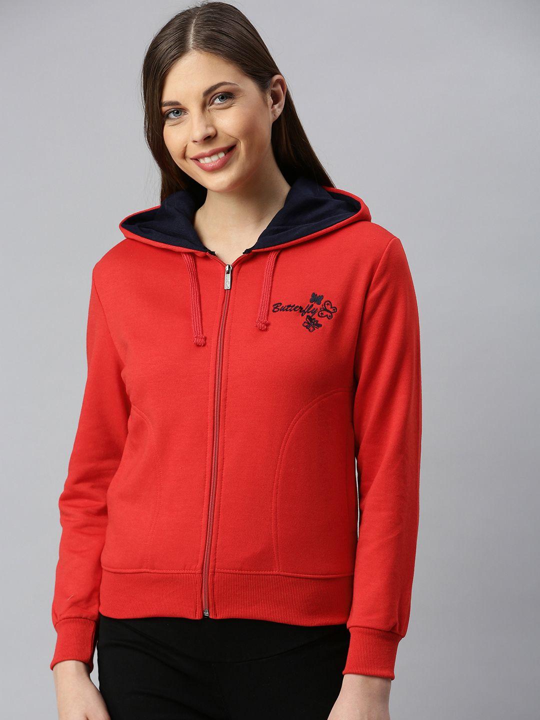 adbucks-women-red-solid-hooded-sweatshirt