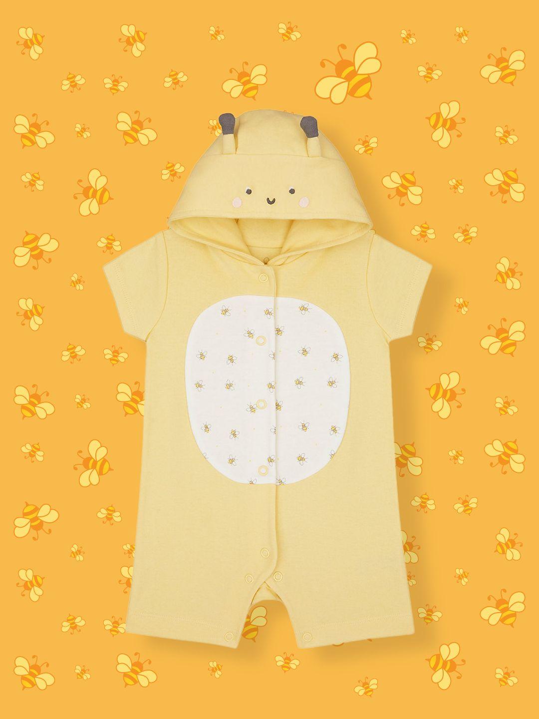 mothercare-girls-yellow-printed-pure-cotton-rompers