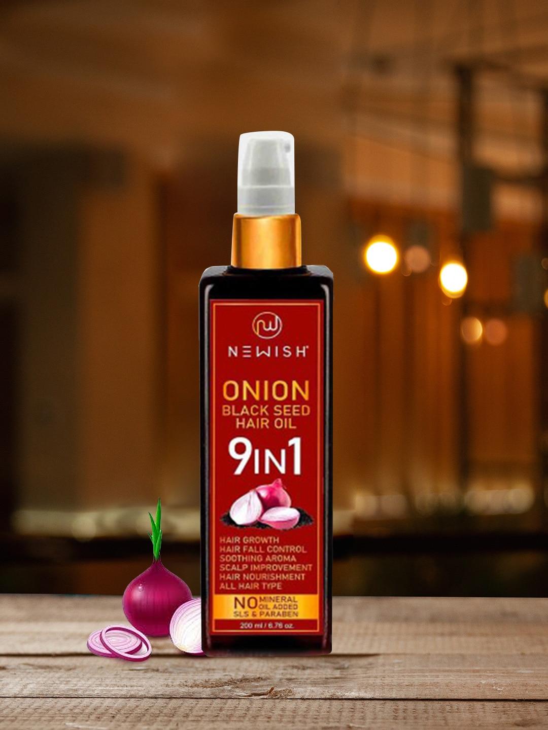 NEWISH Organico Onion Anti Dandruff Hair Oil for Hair Growth 200ml