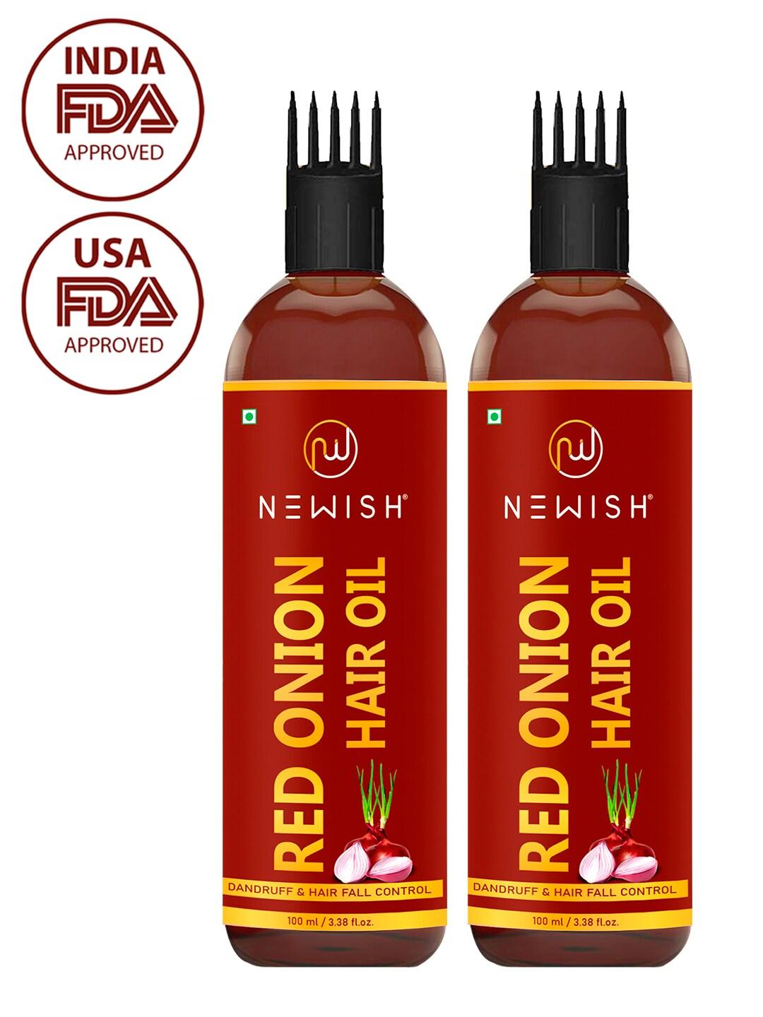 NEWISH Set of 2 Onion Hair Oil for Hair Growth