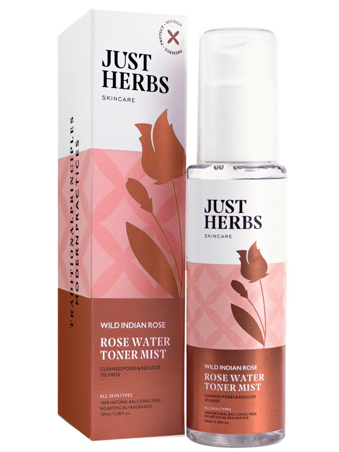 Just Herbs Rose Water Face Toner & Mist 100ml