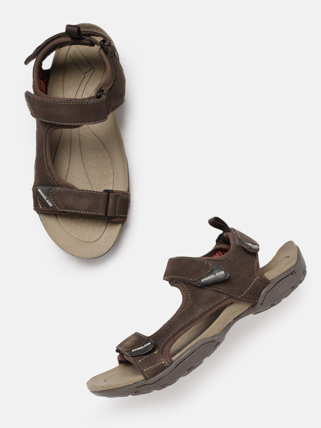 woodland-men-coffee-brown-solid-leather-sports-sandals