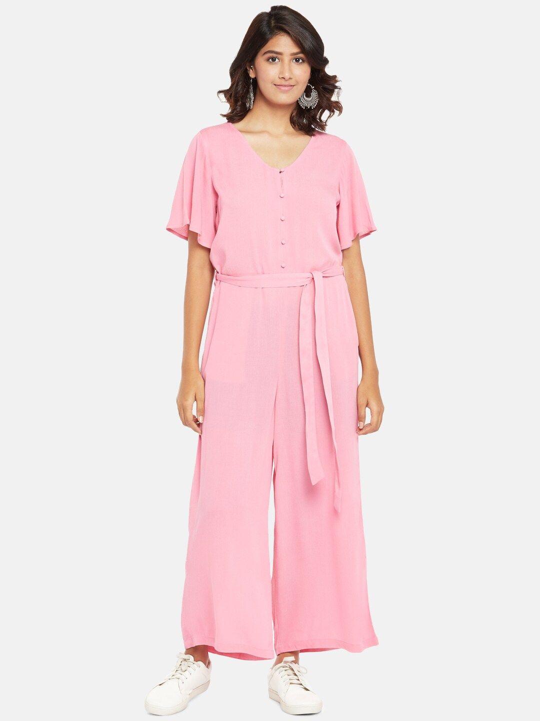 honey-by-pantaloons-women-pink-solid-jumpsuit