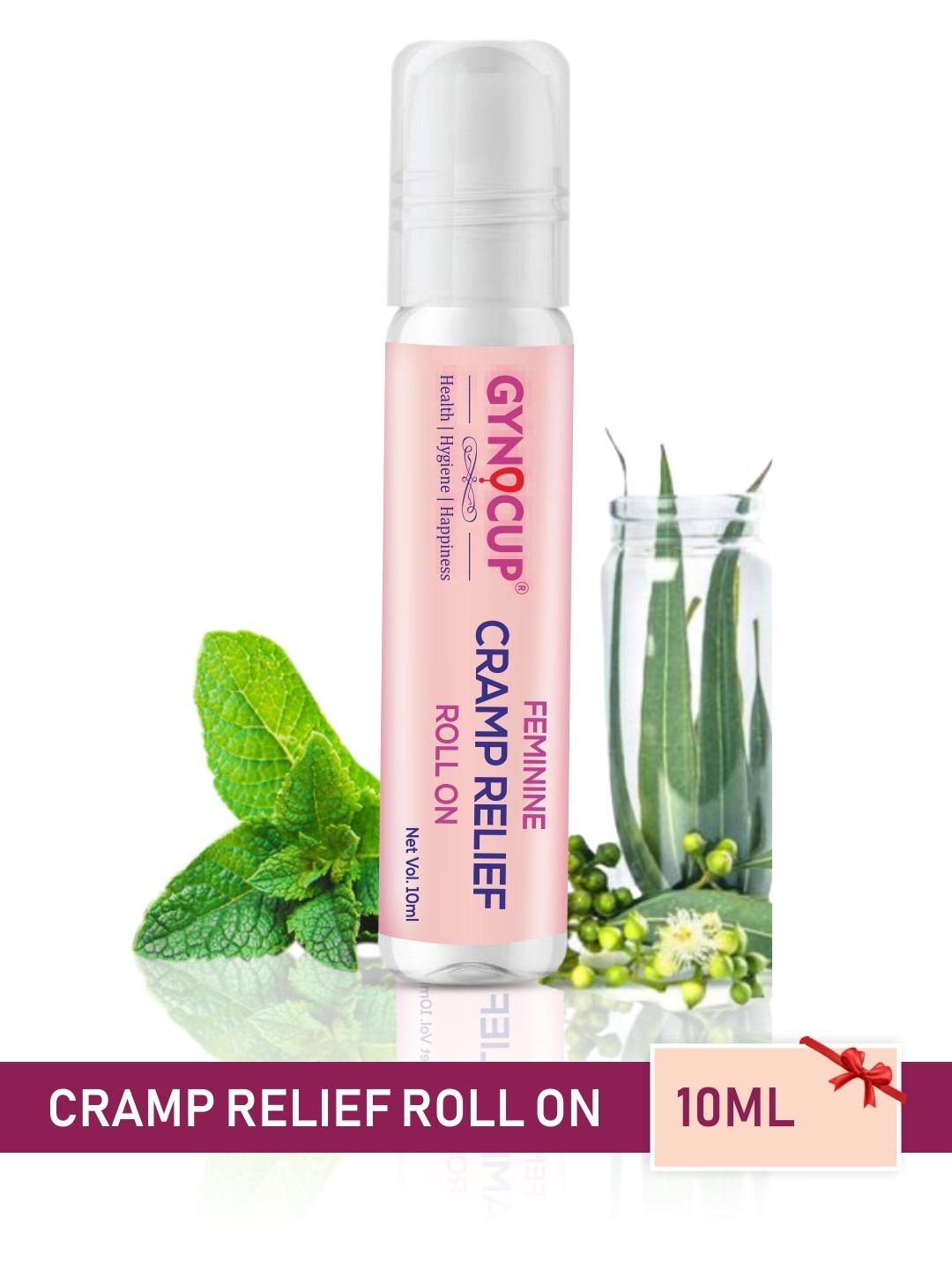 GYNOCUP Feminine Cramp Relief Roll On with Ayurveda Ingredients & Herbal Oils - 10 ml