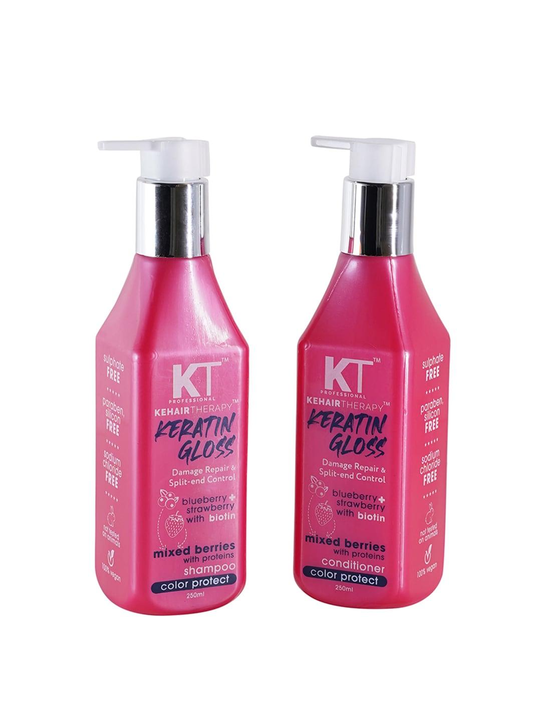 KEHAIRTHERAPY Set of 2 KT Professional Keratin Damage Control Shampoo & Conditioner