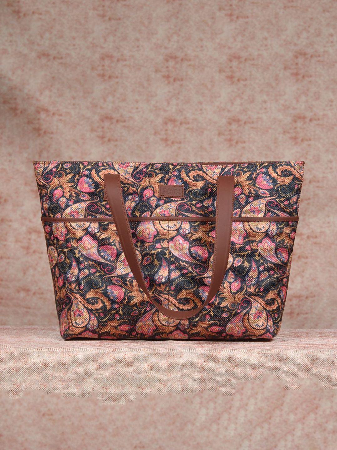 ZOUK Multicoloured Printed Sustainable Tote Bag