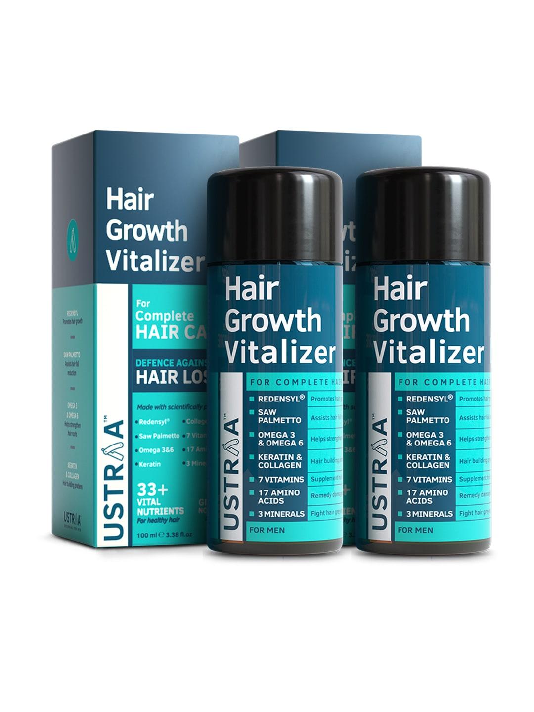 Ustraa Men Set of 2 Hair Growth Vitalizers or Complete Hair Care