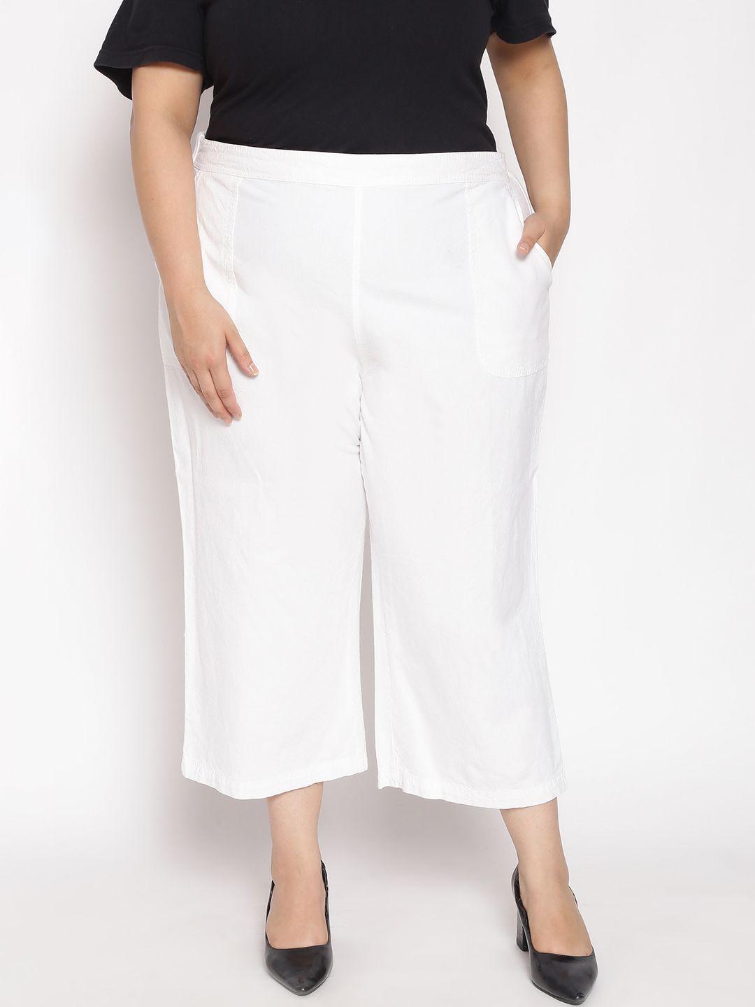 oxolloxo-women-white-parallel-trousers