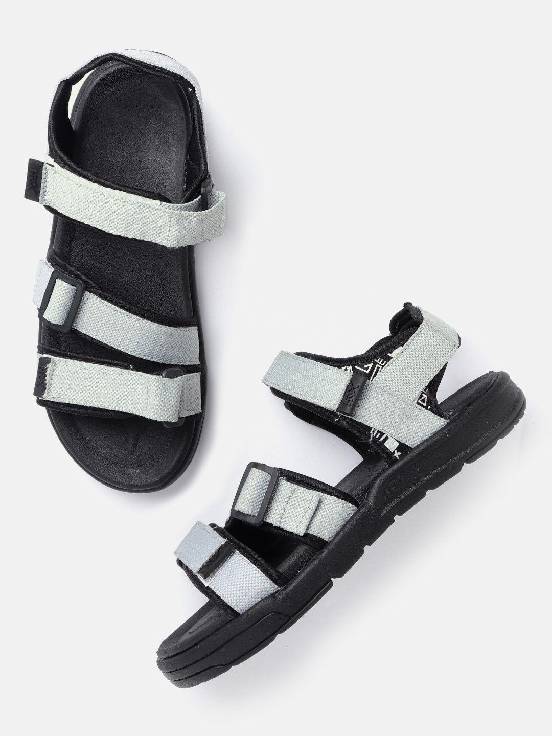 hrx-by-hrithik-roshan-men-grey-&-black-solid-hook-&-loop-athleisure-sandal