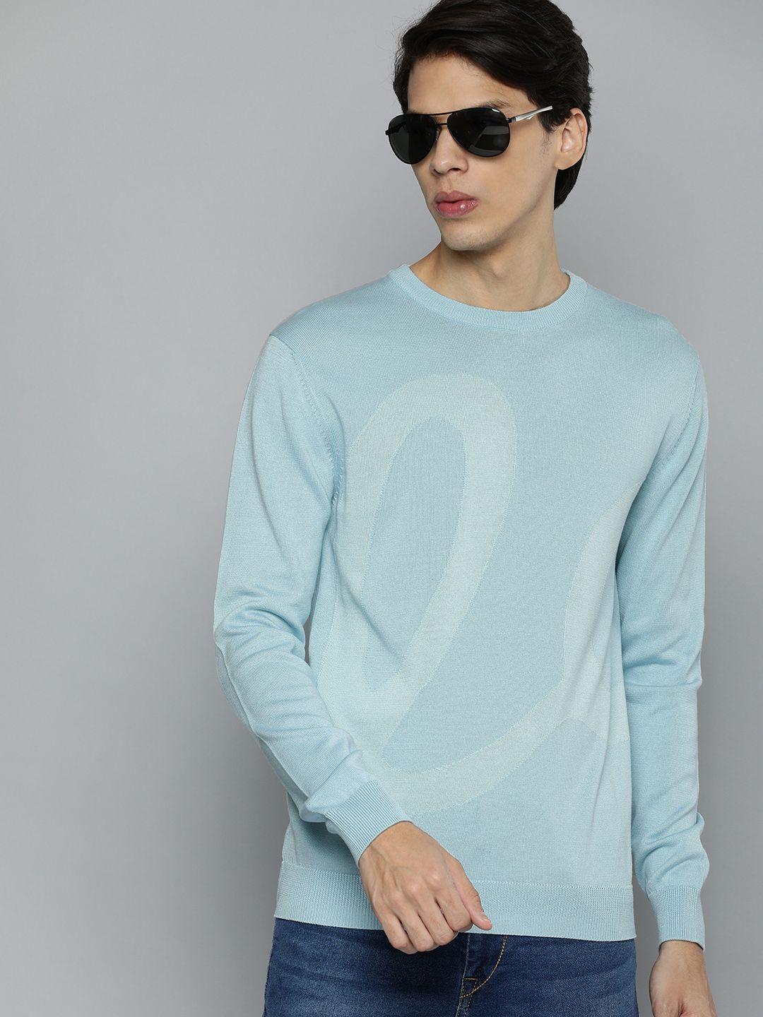 Levis Men Blue Typography Pullover Sweatshirt