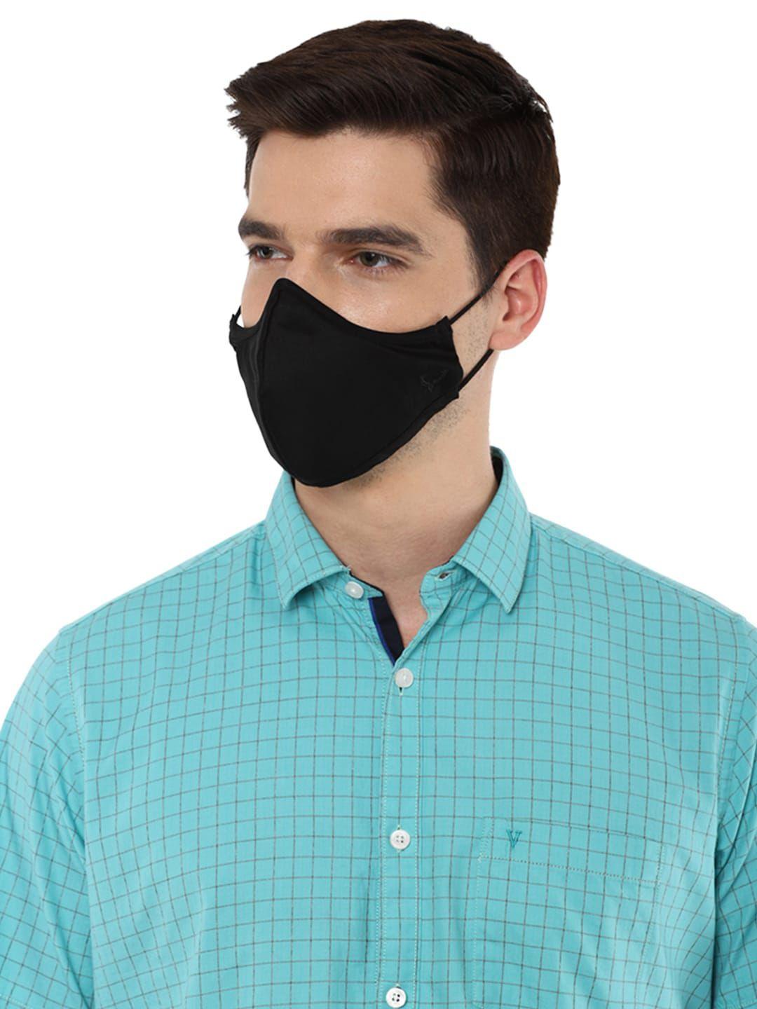 allen-solly-men-pack-of-2-5-ply-solid-pure-cotton-protective-outdoor-masks
