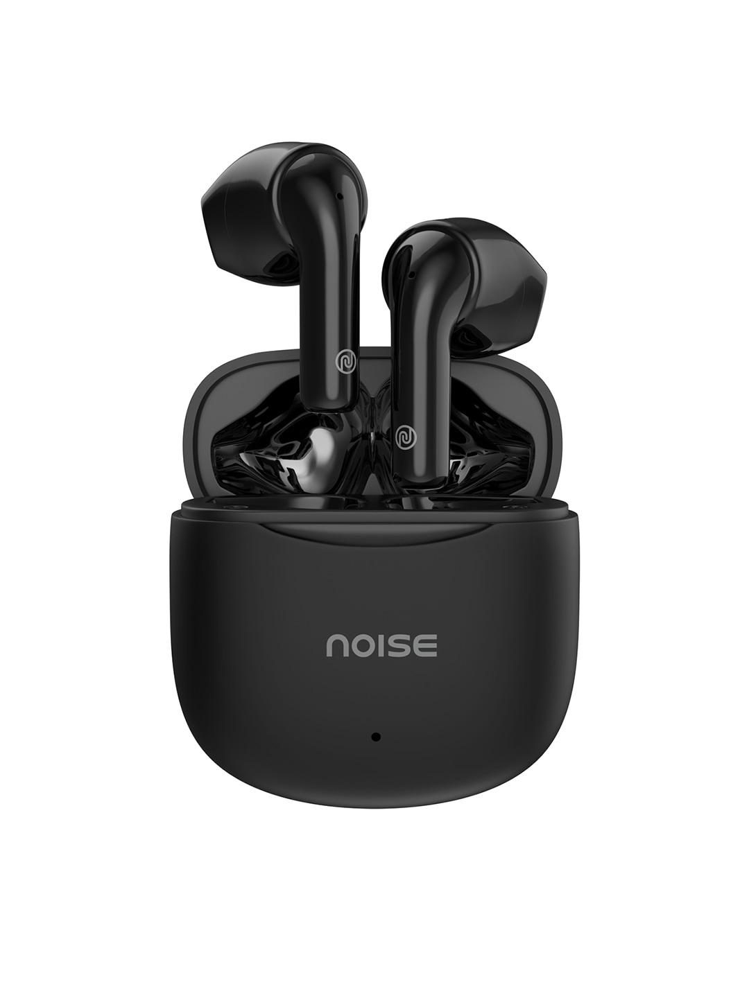 NOISE Air Buds Mini Truly Wireless Earbuds with 50hrs Playtime & Quad Mic ENC - Jet Black