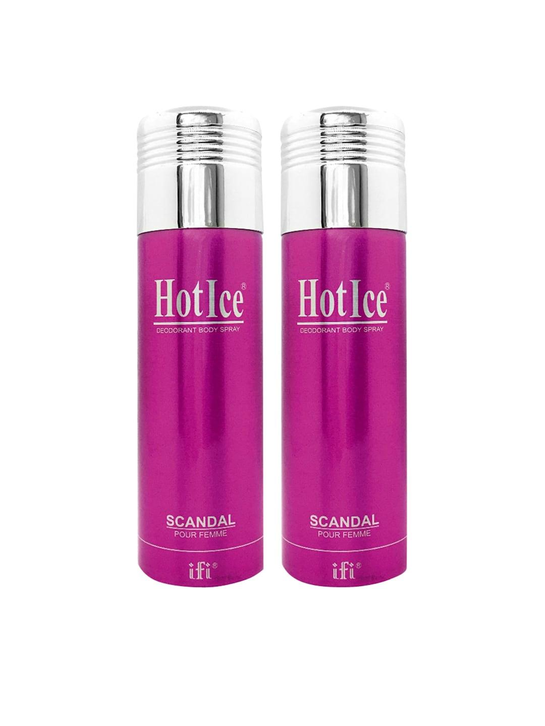 Hot Ice Scandal Fomme Deodorant, 200ml Each - ( Set of 2)