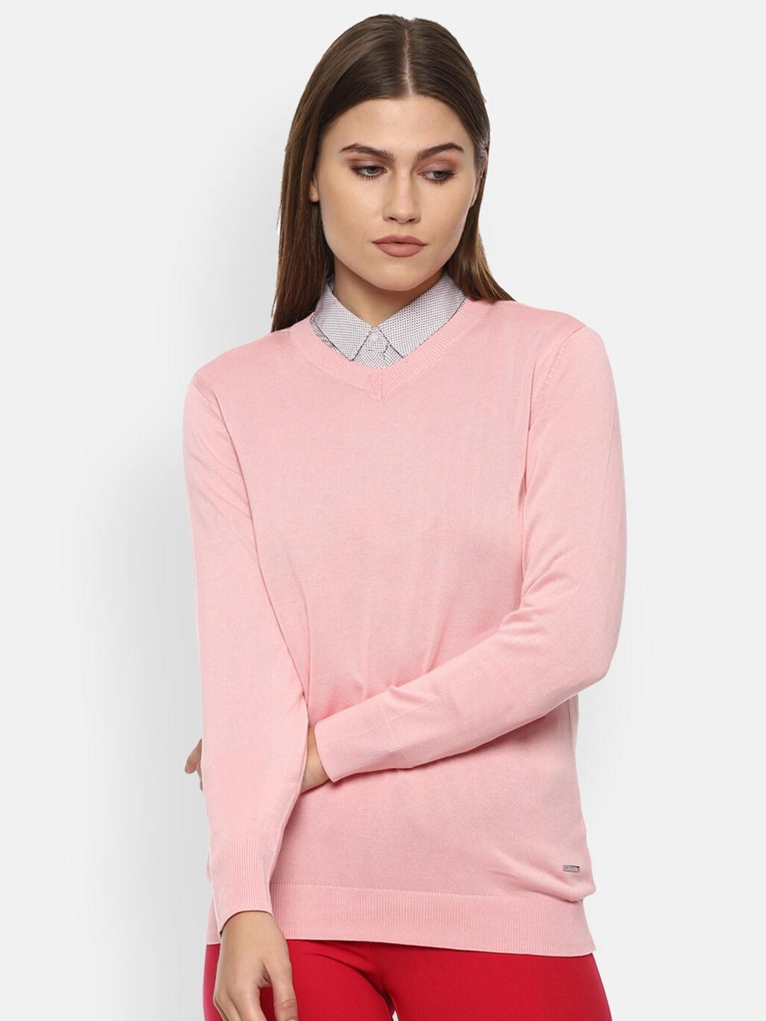 van-heusen-woman--pink-pullover