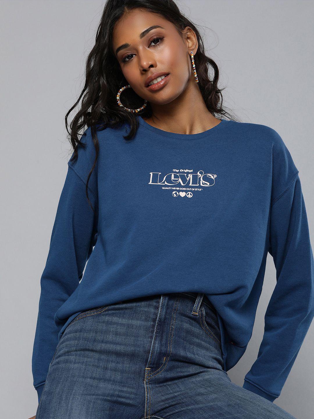 levis-women-navy-blue-logo-printed-sweatshirt