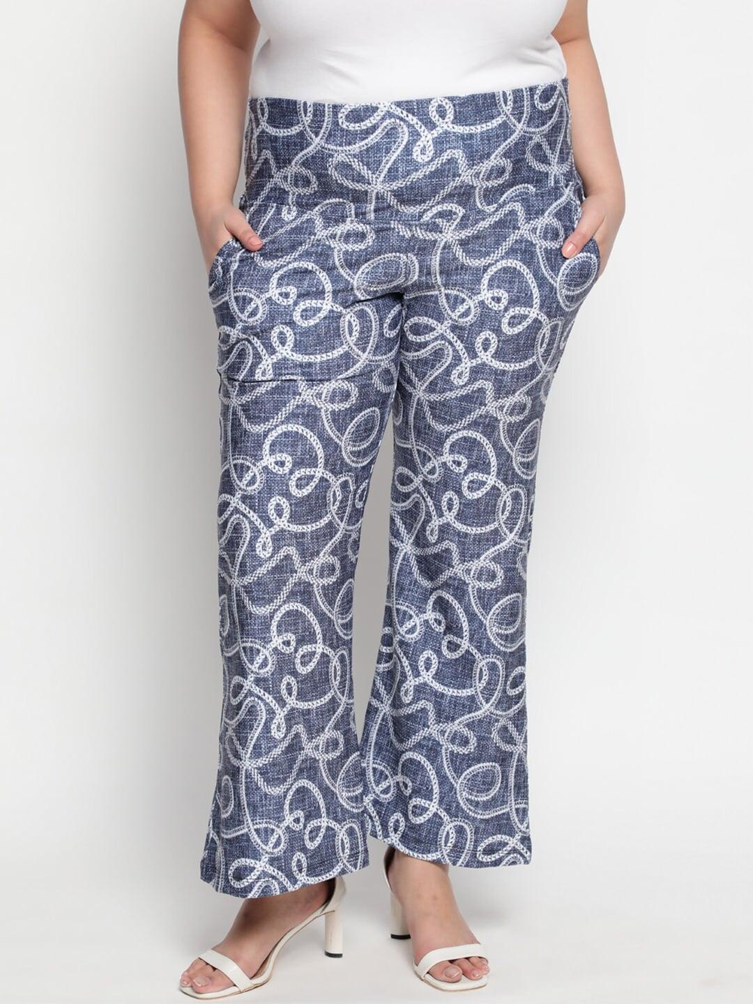 amydus-women-plus-size-denim-chain-printed-bootcut-trousers