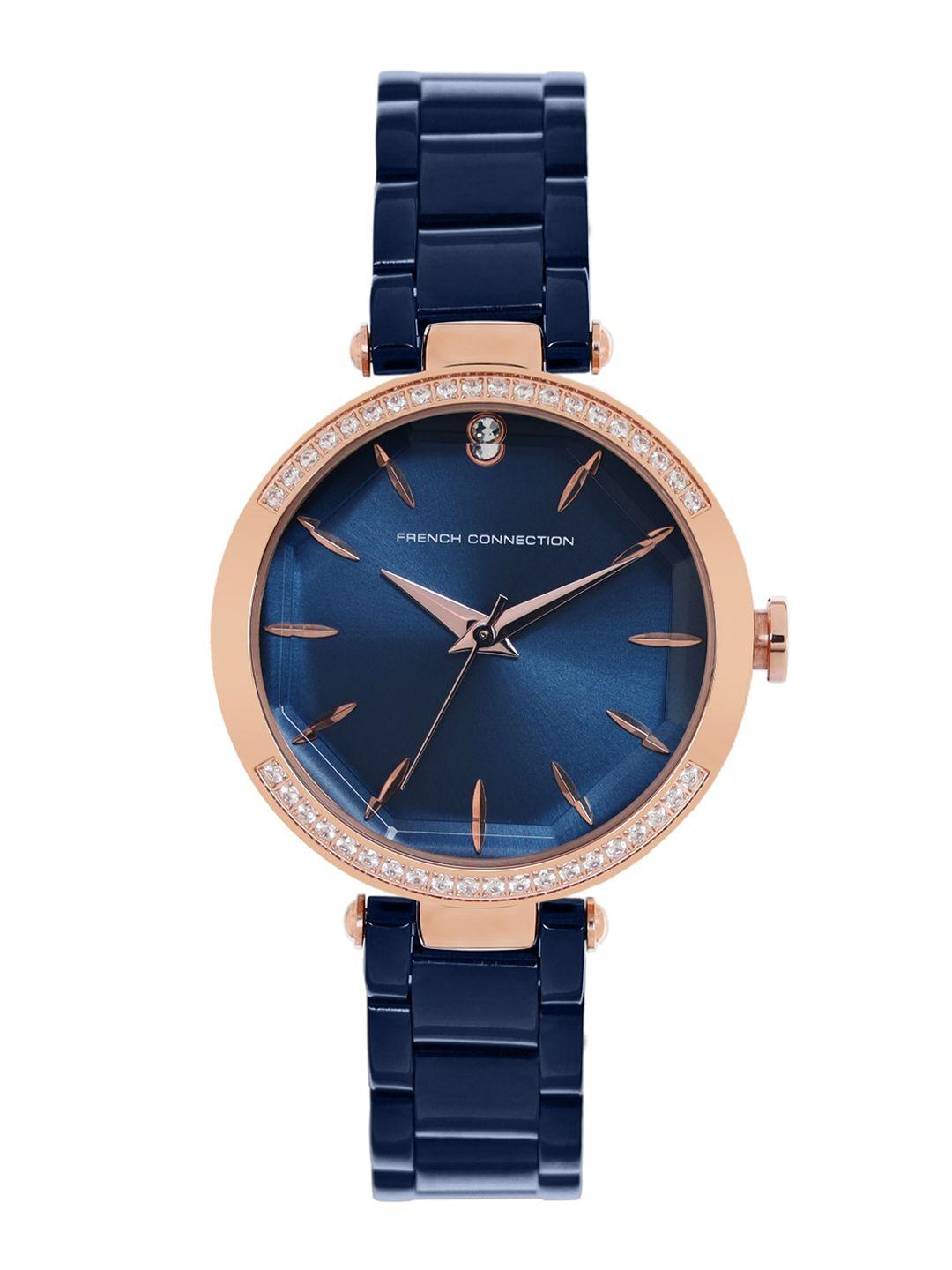 french-connection-women-blue-dial-&-blue-stainless-steel-analogue-watch-fcp22urgm