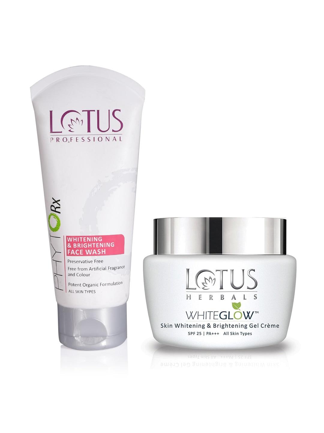 Lotus Herbals Pack of Sustainable Brightening Creme & Face Wash