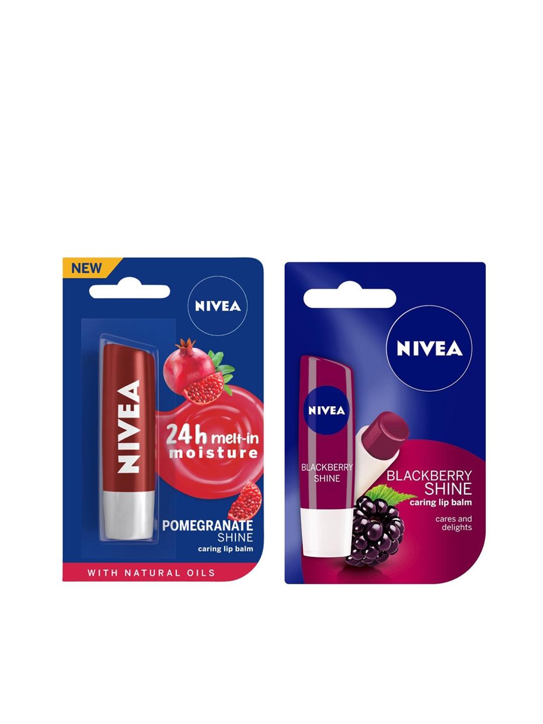nivea-set-of-pomegranate-shine-&-blackberry-shine-caring-lip-balms
