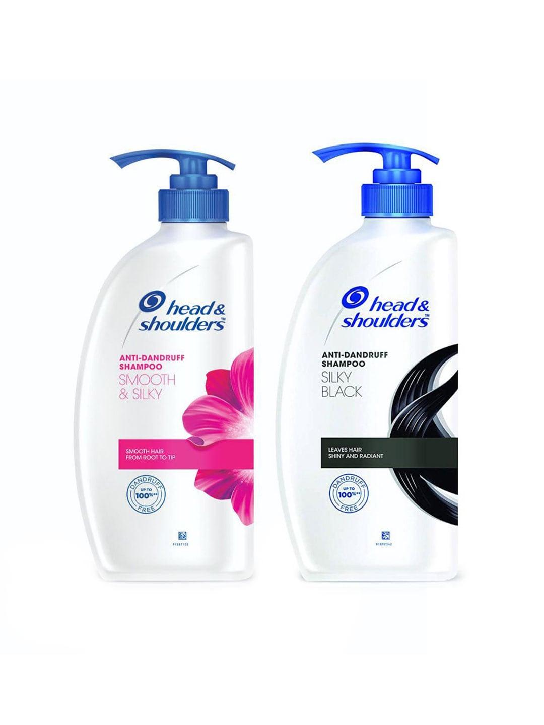head-&-shoulders-set-of-2-anti-dandruff-shampoo--silky-black-&-smooth-&-silky--650-ml-each