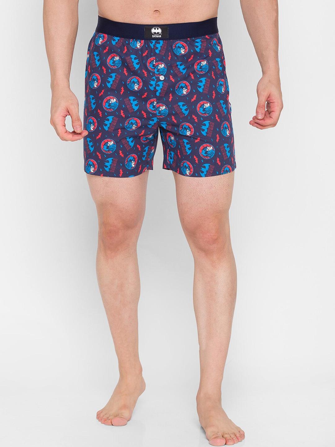 smugglerz-men-navy-blue-&-red-printed-pure-cotton-boxer