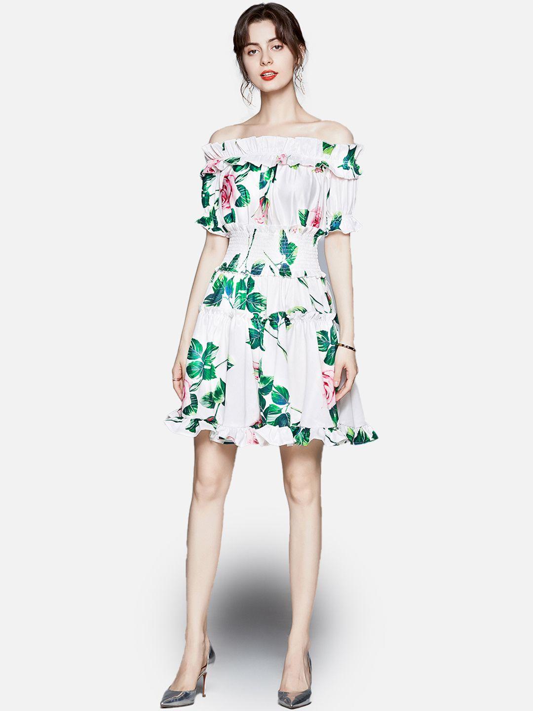 jc-collection-white-floral-off-shoulder-dress