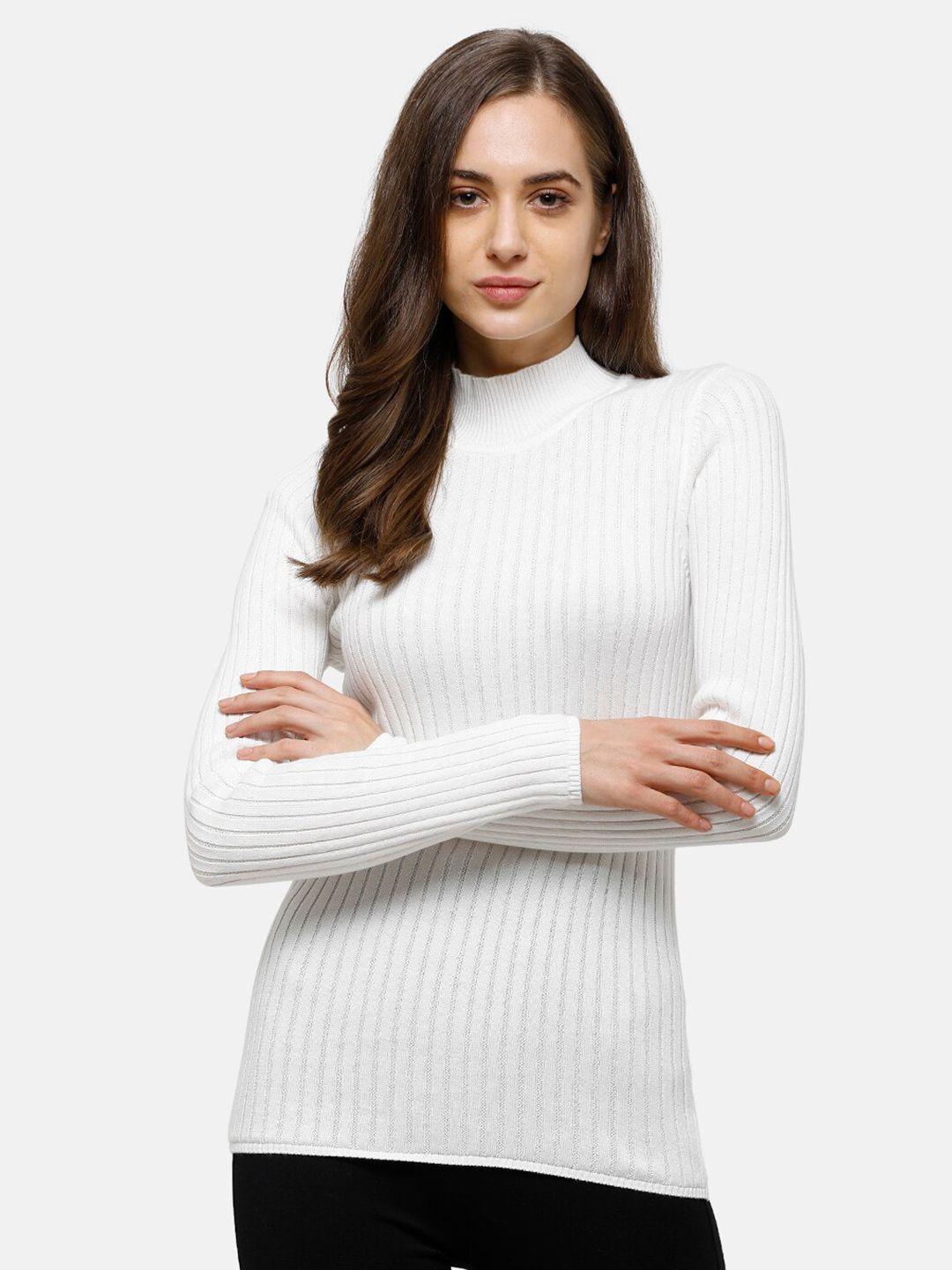 98-degree-north-women-white-ribbed-pullover