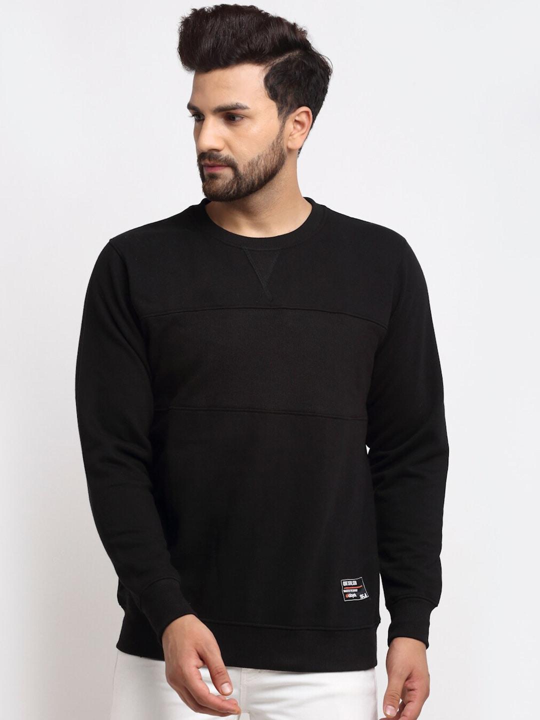 Club York Men Black Sweatshirt