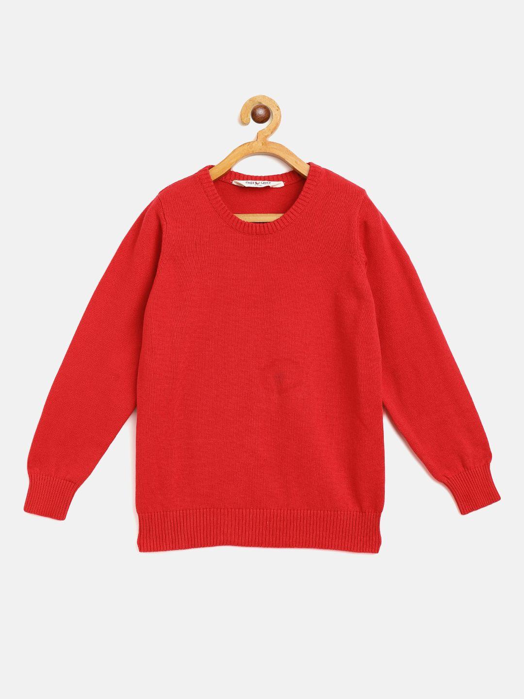 miss-&-chief-boys-red-pure-cotton-solid-pullover