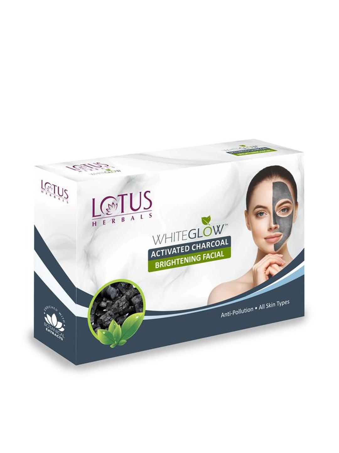 Lotus Herbals WhiteGlow 4 In 1 Activated Charcoal Brightening Facial Kit