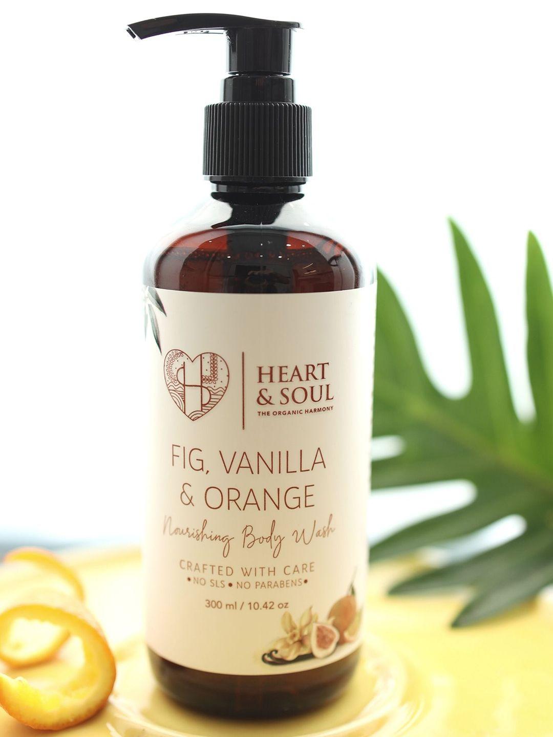 HEART AND SOUL Fig, Vanilla and Orange Nourishing Body Wash 300ml