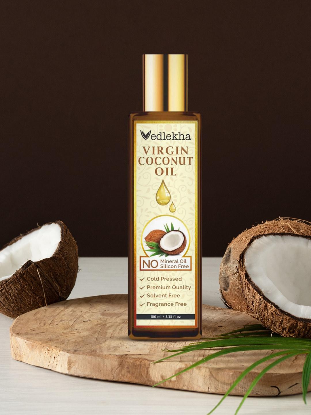 Vedlekha Virgin Coconut Fragrance Free Hair Oil - 100 ml