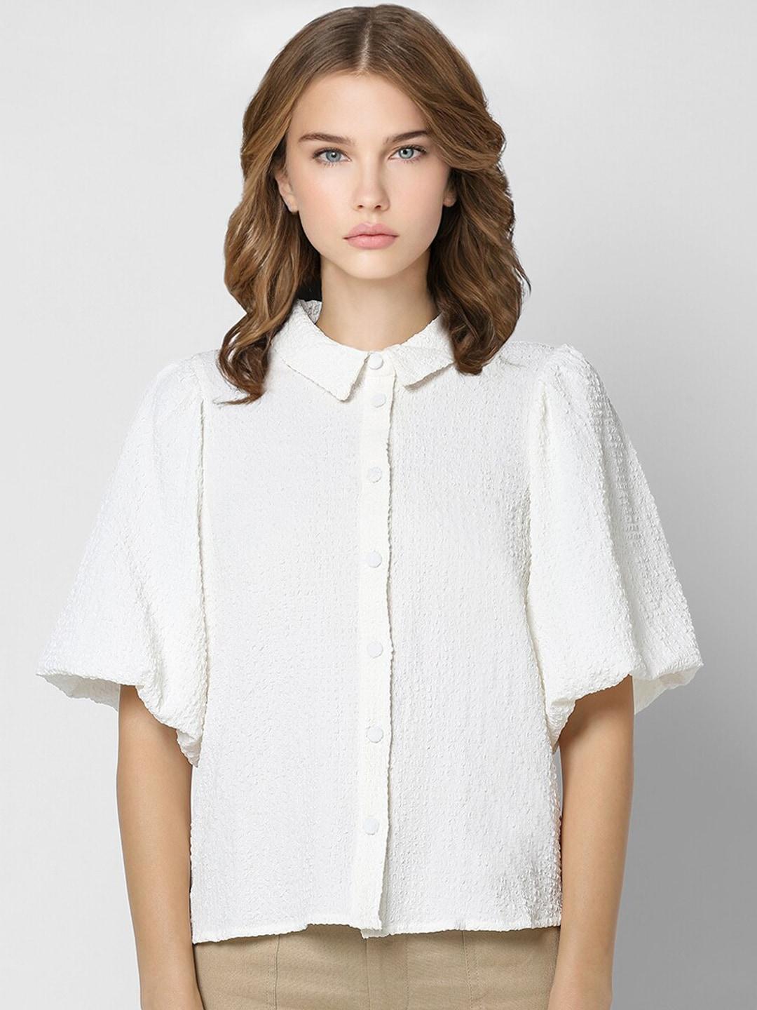 ONLY Women White  Casual Shirt