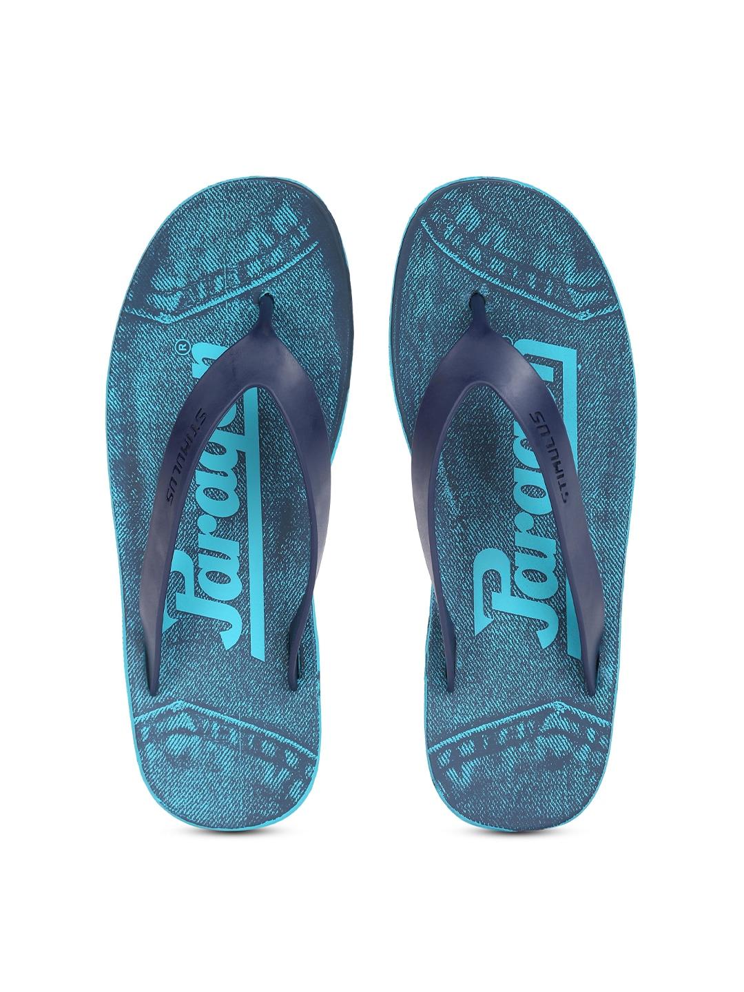 paragon-stimulus-men-blue-printed-thong-flip-flops