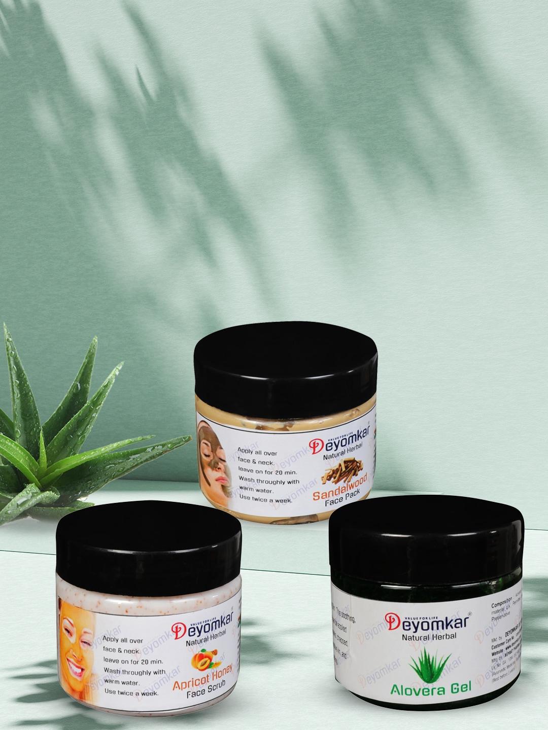 Deyomkar Set of 4 Natural Herbal Facial Kit