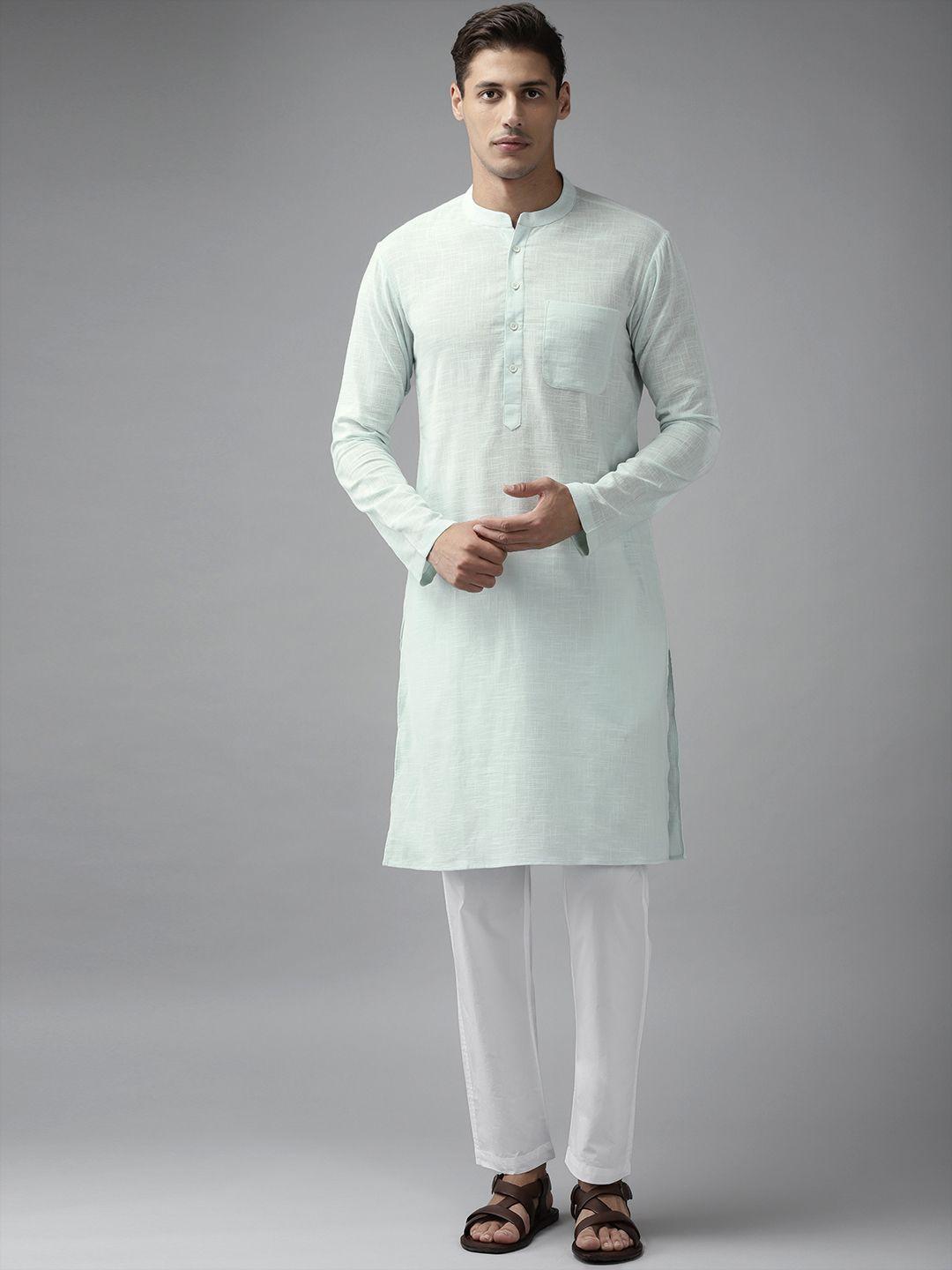 see-designs-men-white-regular-pure-cotton-kurta-with-pyjamas