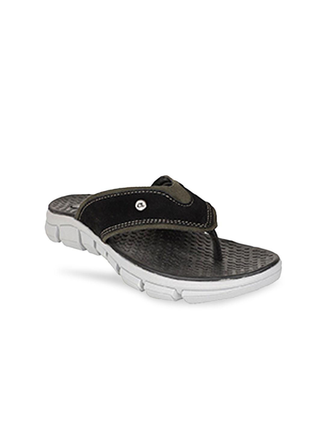carlton-london-men-olive-&-black-casual-comfort-sandals