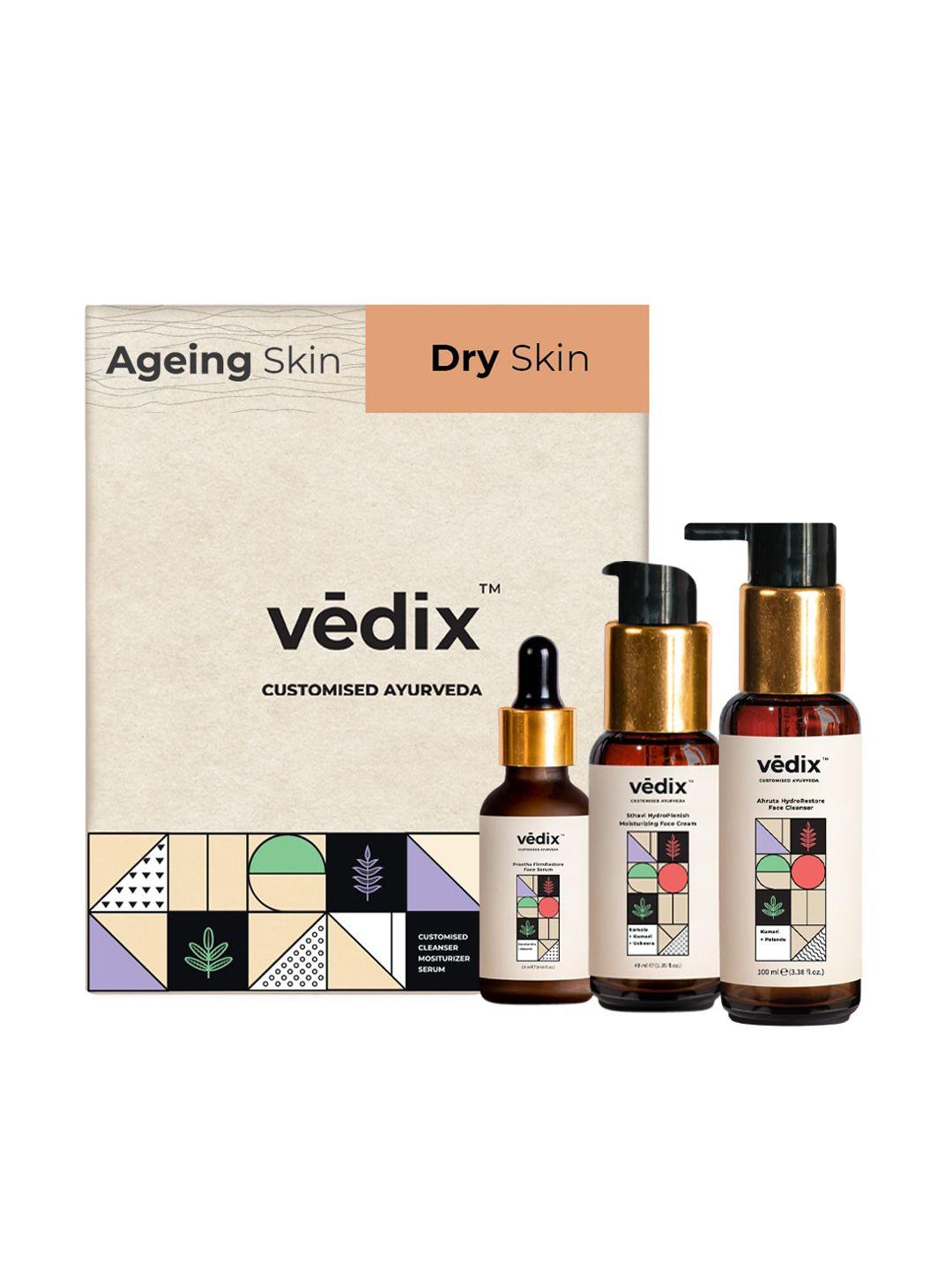 Vedix Customized Skin Care Kit For Visible Signs for Ageing for Dry Skin