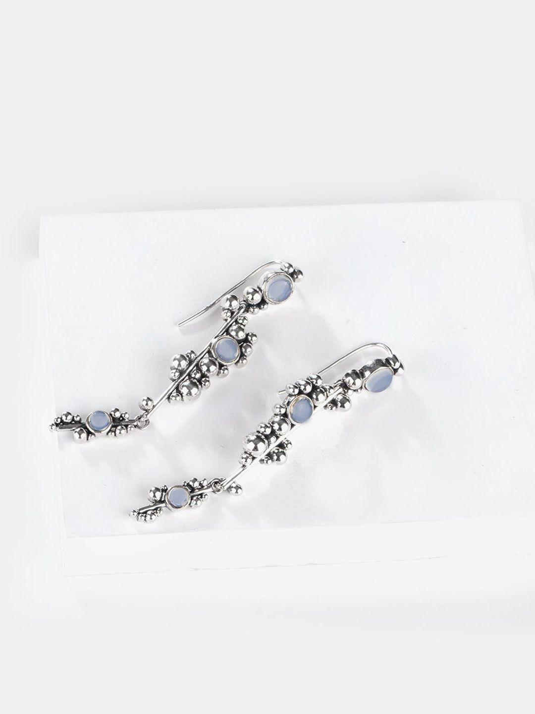 shaya-silver-toned-contemporary-drop-earrings
