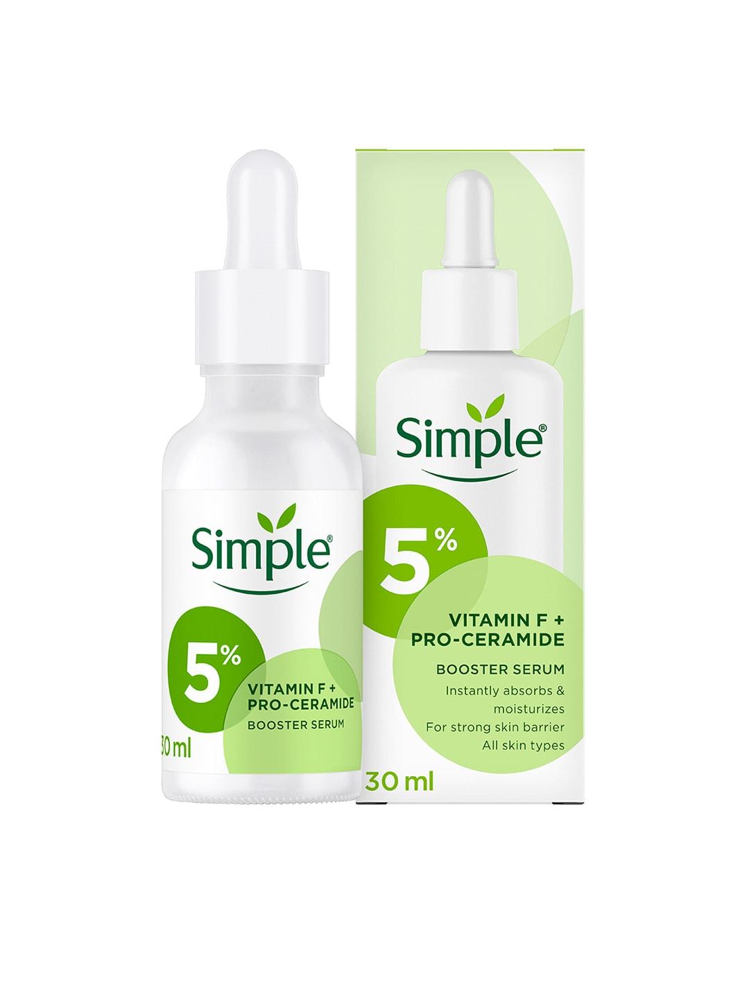 Simple Booster Face Serum 10% Hemp Seed Oil + B3 For Strong Skin Barrier 30 ml