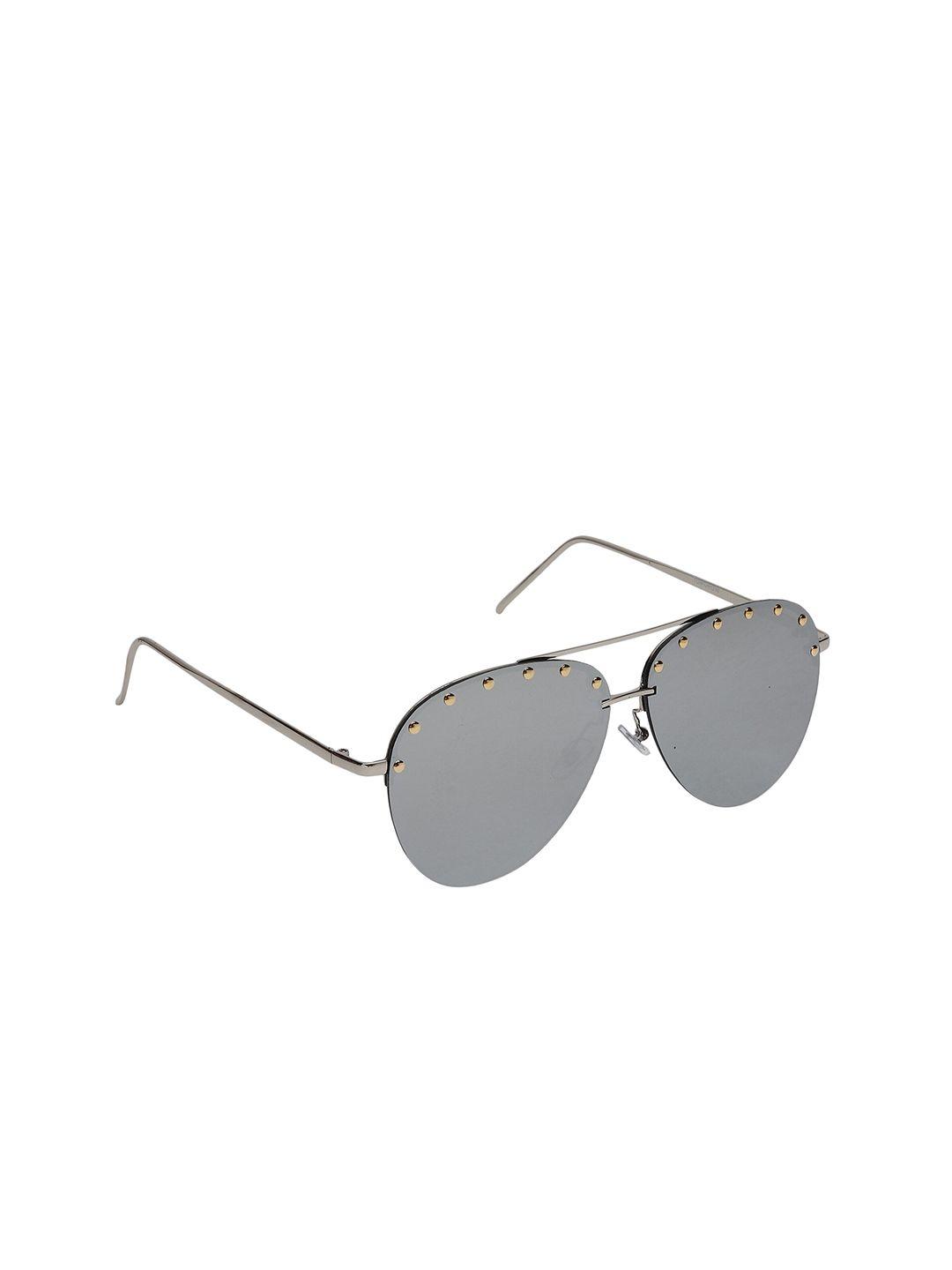 CELEBRITY SUNGLASSES Unisex Grey Aviator Sunglasses CL-TOM-Smith-10