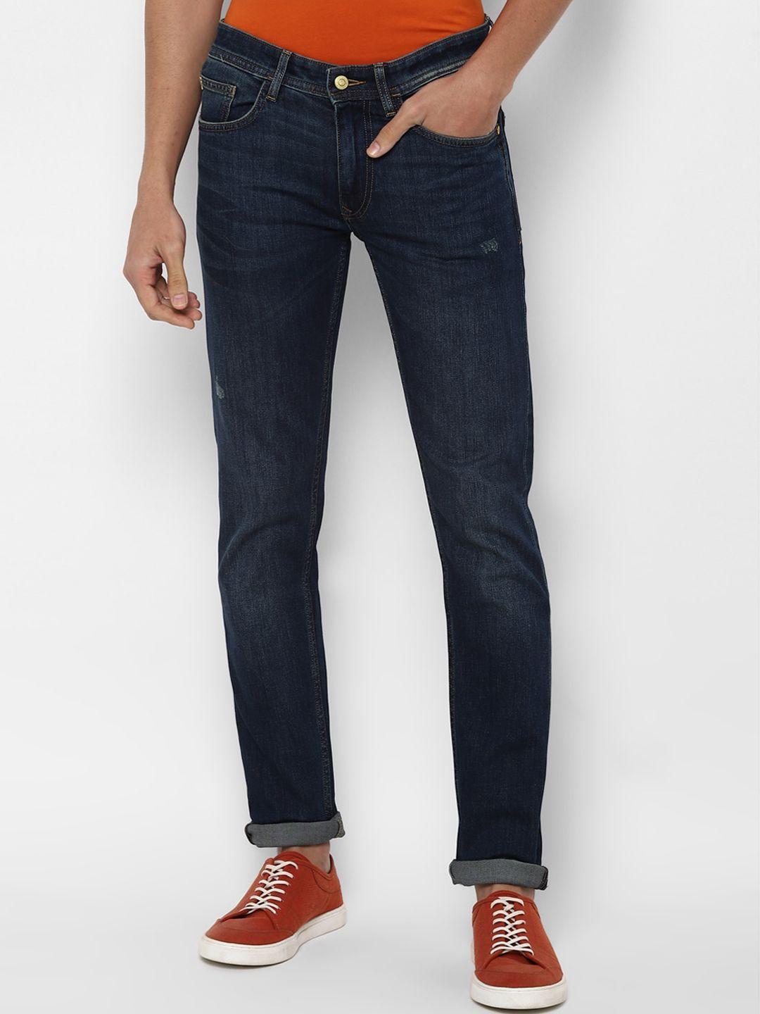 allen-solly-men-navy-blue-skinny-fit-light-fade-cotton-jeans