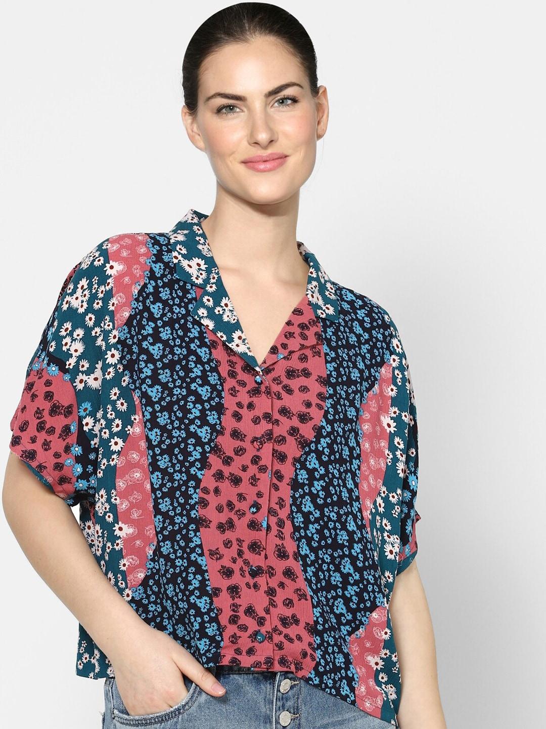 only-women-multicoloured-boxy-opaque-floral-printed-casual-shirt