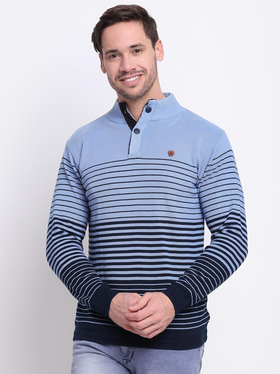 cantabil-men-blue-striped-woolen-pullover-sweater