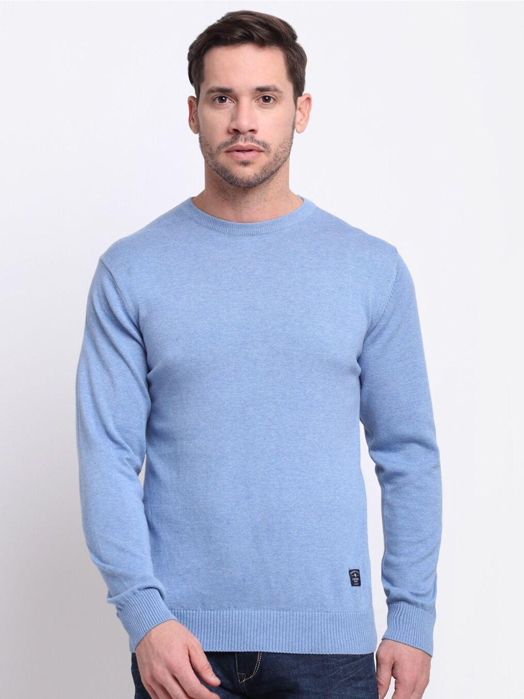 cantabil-men-blue-pure-woolen-pullover-sweater