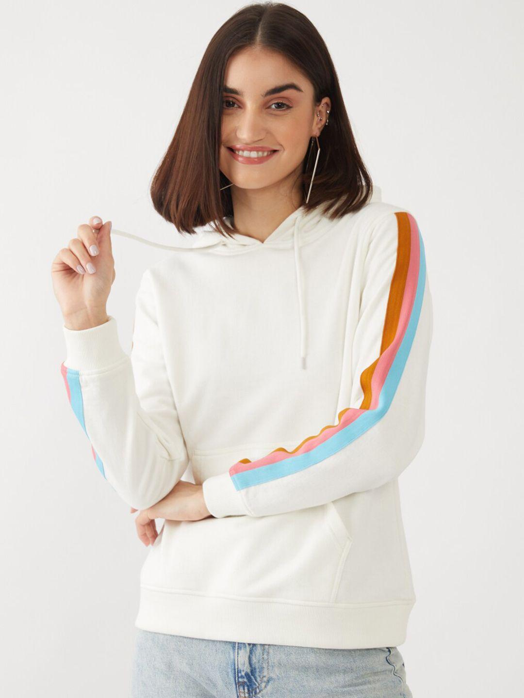 zink-london-women-white-striped-sweatshirt