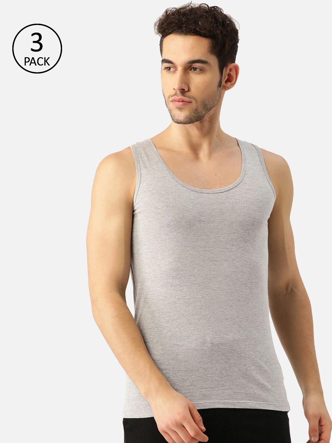 romeo-rossi-pack-of-3-grey-melange-round-neck-innerwear-vests